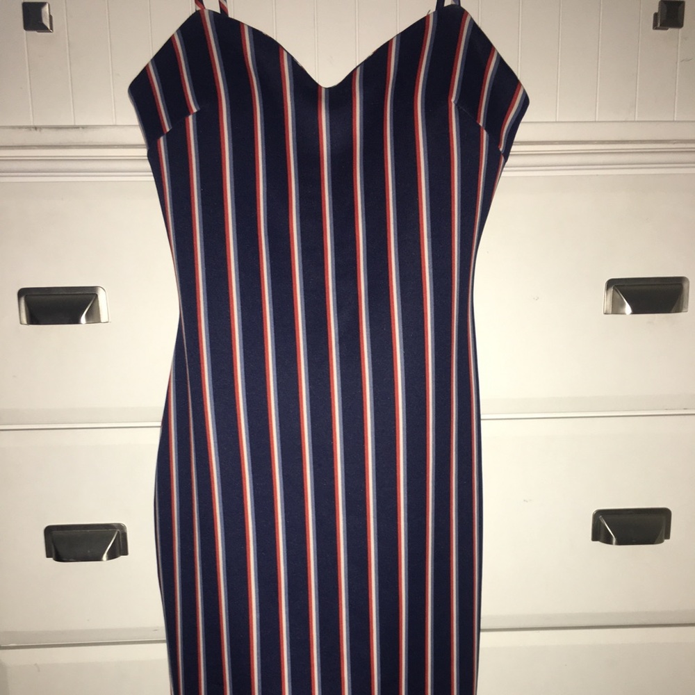 Strip dress